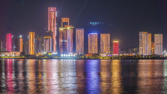 湖南金融中心夜景