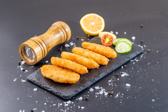 裹粉炸魚排