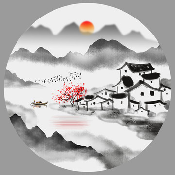 水墨江南