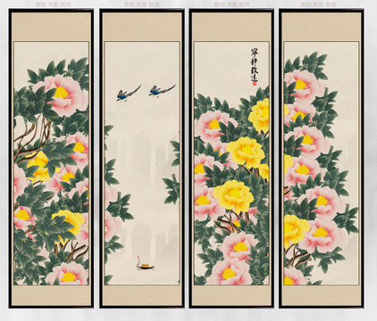 花開富貴牡丹圖