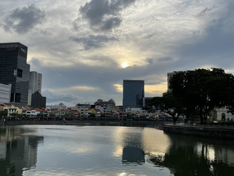 新加坡落日