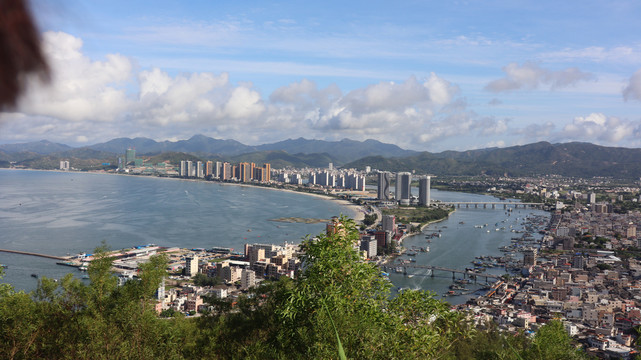 惠州双月湾山顶风景