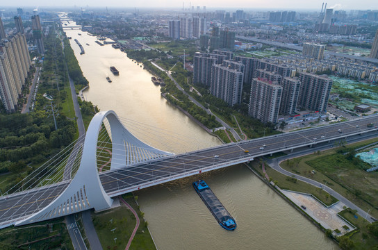 京杭大运河江苏省淮安市淮海南路