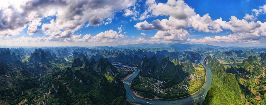 桂林山水航拍