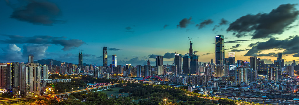 深圳城市夜景风光