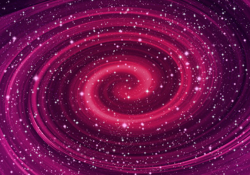 紅色漩渦星空