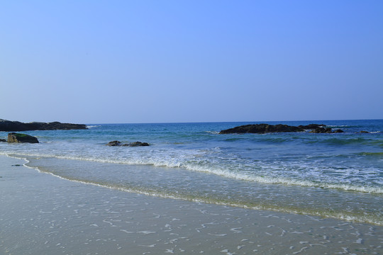 海洋沙滩海岸线