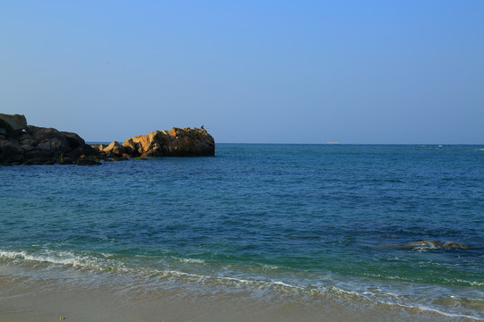 海洋沙滩海岸线