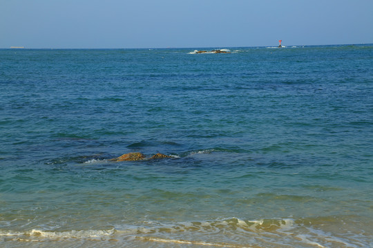 海洋沙滩海岸线