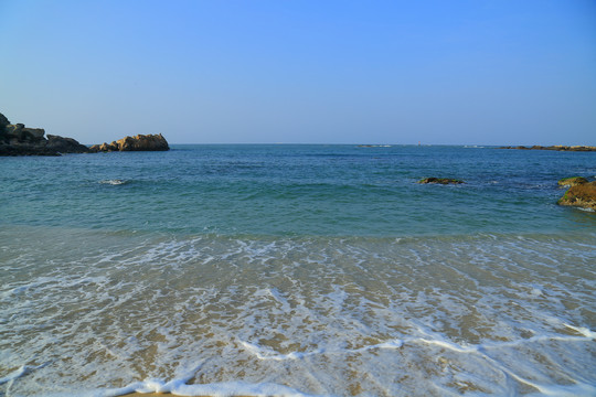 海洋沙滩海岸线