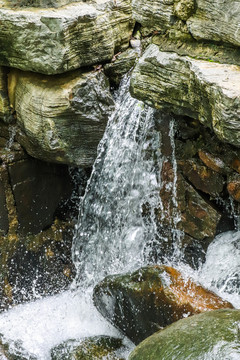 山涧溪水流水瀑布