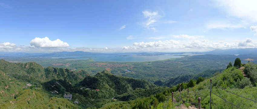 北京密云水库全景