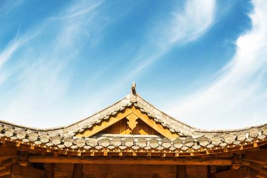 寺庙屋顶
