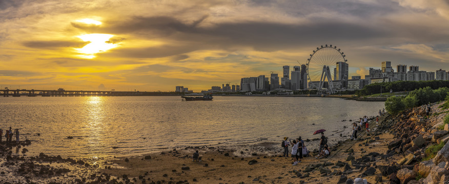 深圳前海全景图