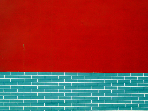 青砖墙体纹理红色