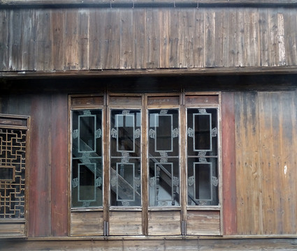 古镇窗户