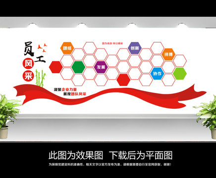 員工風(fēng)采文化墻