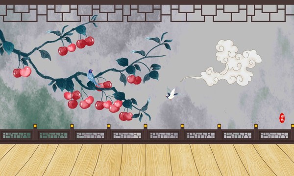 櫻桃插畫(huà)