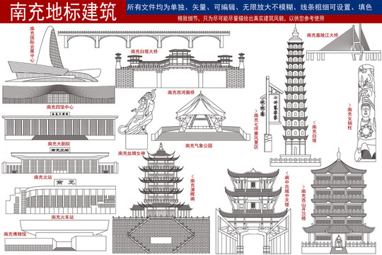 南充線稿