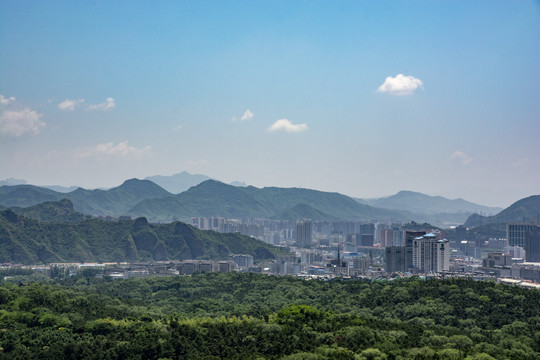 承德远山建筑风景