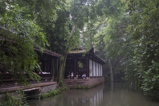 成都杜甫草堂园林景观