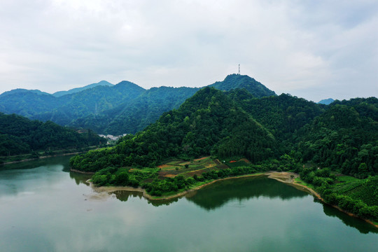 航拍太平湖