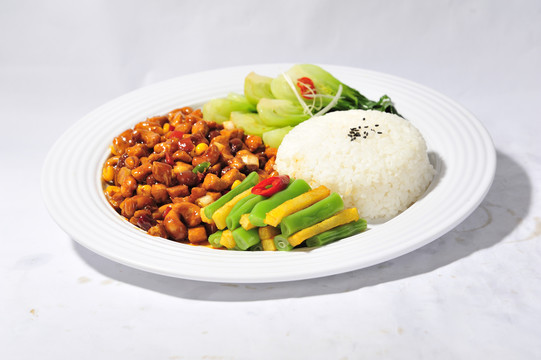 宮保雞丁飯