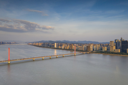 钱塘江两岸全景