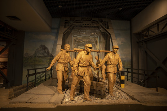 铁路工人雕像