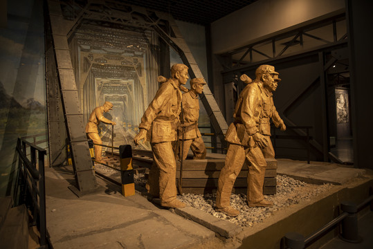 铁路工人雕像
