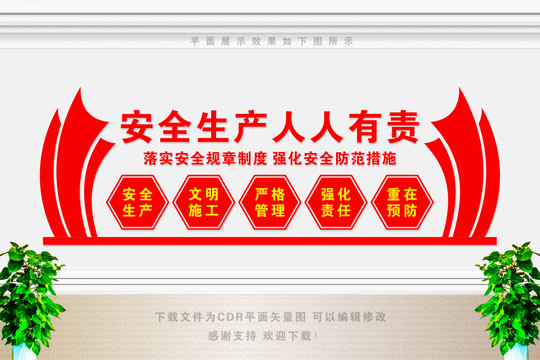 安全生產(chǎn)文化墻