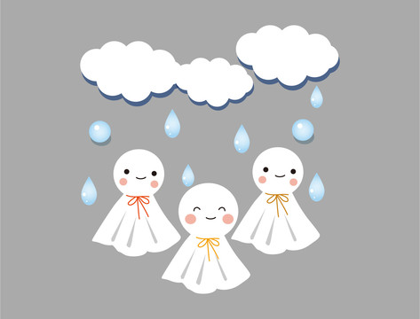 可愛的晴天娃娃