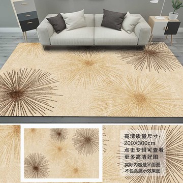 浅色现代抽象渐变地毯