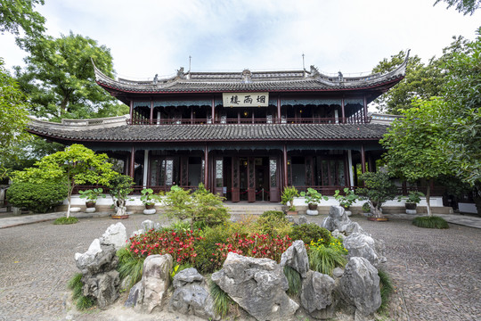 浙江嘉兴南湖景区烟雨楼