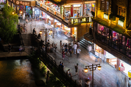 凤凰古城夜景亮化