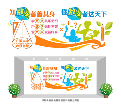 數(shù)學(xué)文化墻