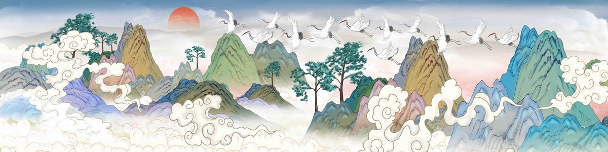 巨幅山水畫
