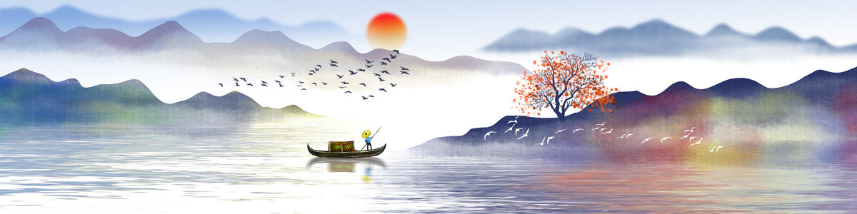 大型水墨山水畫(huà)