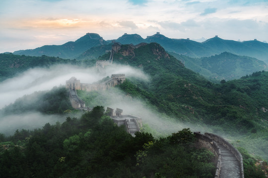 国家旅游景区金山岭长城分光