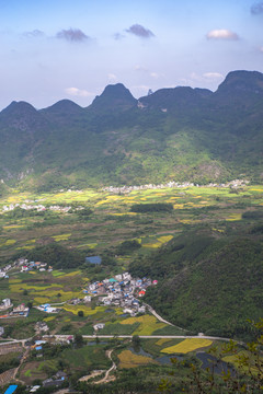 航拍山川大地