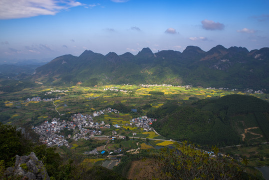 航拍山川大地