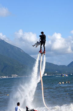 水上飞人