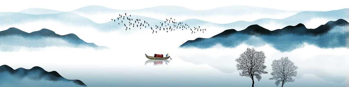 大型水墨山水