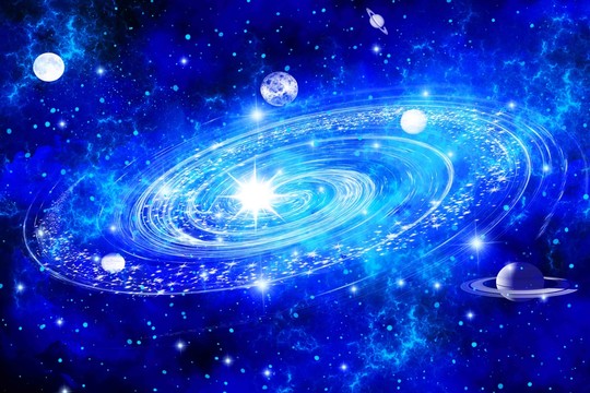 漩渦星系星空