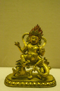 四川博物院馆藏西藏白财神铜像