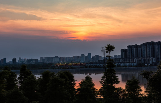 四川省眉山市城市风光