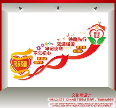 火車站樓梯間文化墻