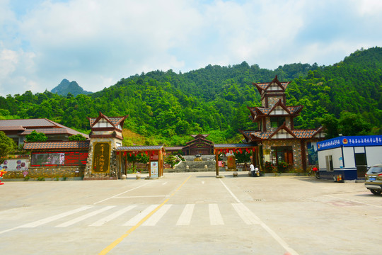 北帝山旅游区门楼