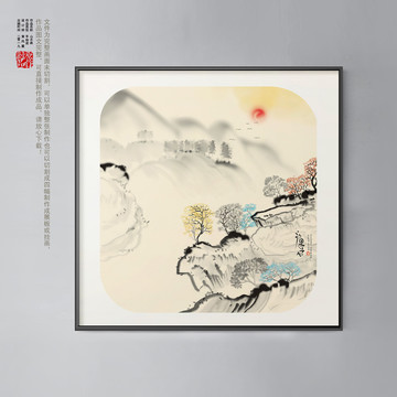 中式家居軟裝掛畫