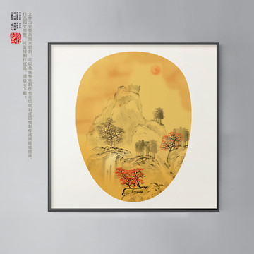 中式家居軟裝掛畫